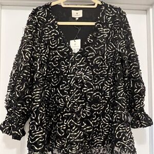 Tuckernuck Nightly Organza Easton Blouse